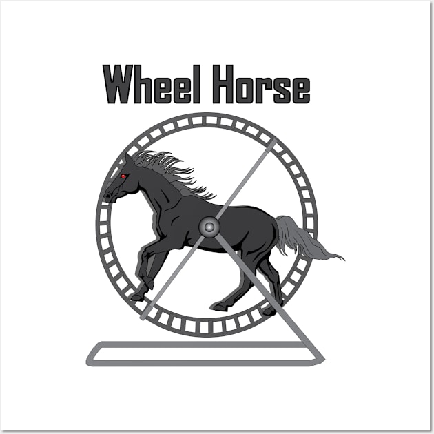 Wheel Horse Wall Art by GilbertoMS